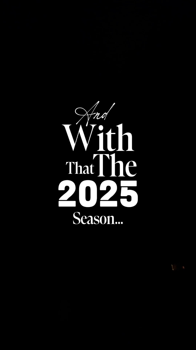 And with that 2025 