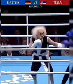 Einstein and Tesla 