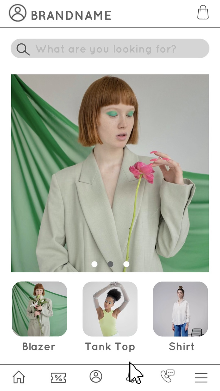 Produtos de roupas femininas exibem o estilo TikTok