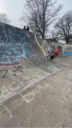 Crazy scooter tricks