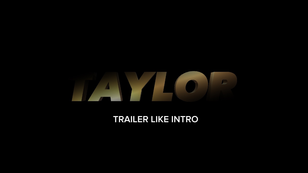 Intro de la bande-annonce du film 