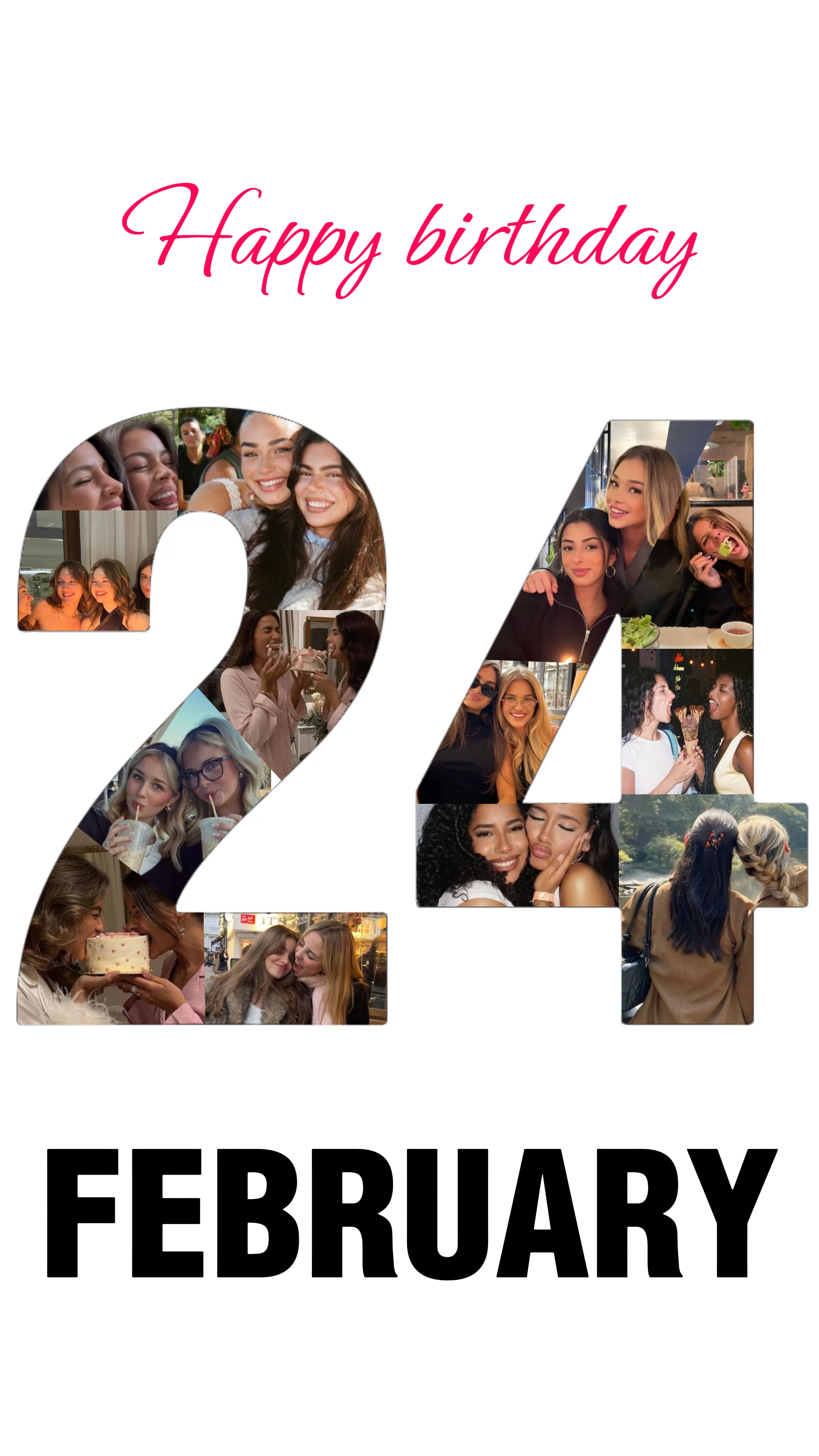 Feliz cumpleaños 24 de febrero de 2026