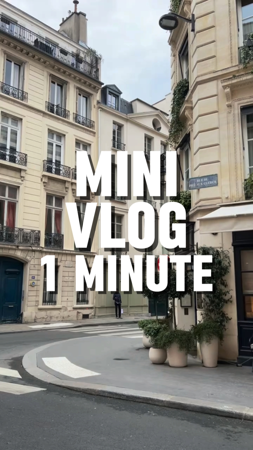Vlog de 1 minuto 