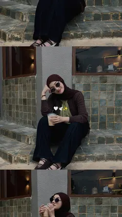 2 Foto Berjalan