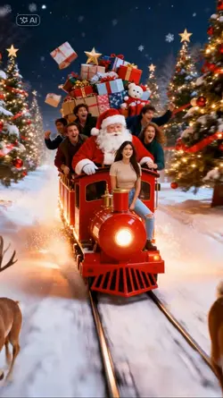 Santai Claus train 