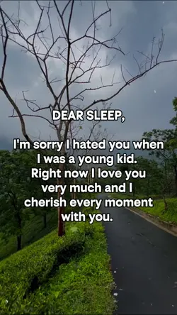 Dear sleep