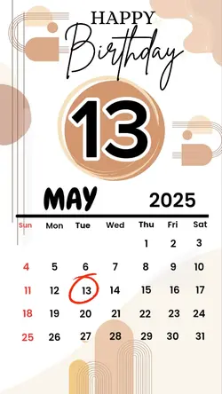 birthday 13 May