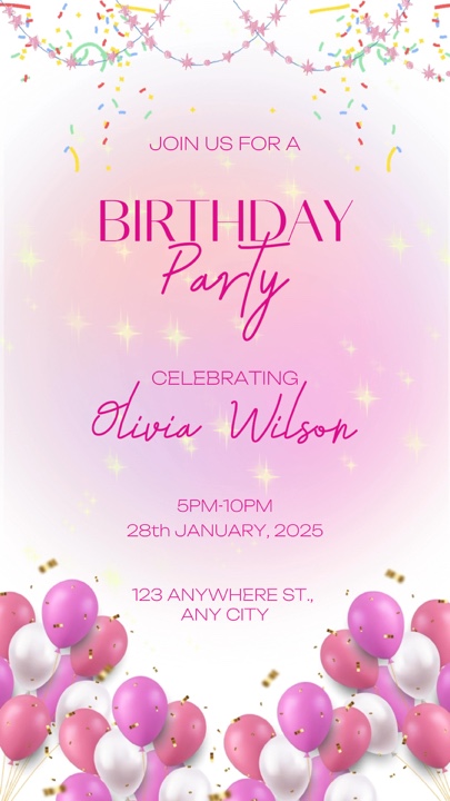 Birthday invitation