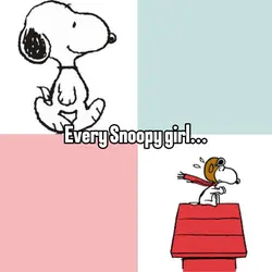 Every snoopy needs a