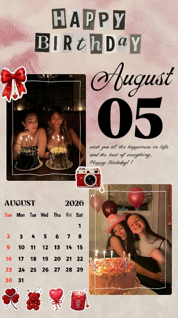 HBD 5 de agosto de 2026