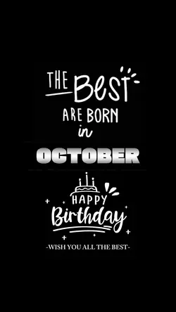 OCTOBER BIRTHDAY