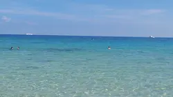 On the beach