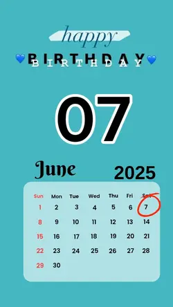 birthday 07 June