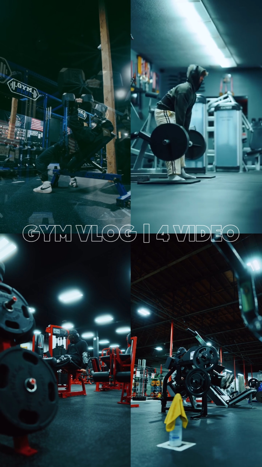 Gym vlog | 4 video
