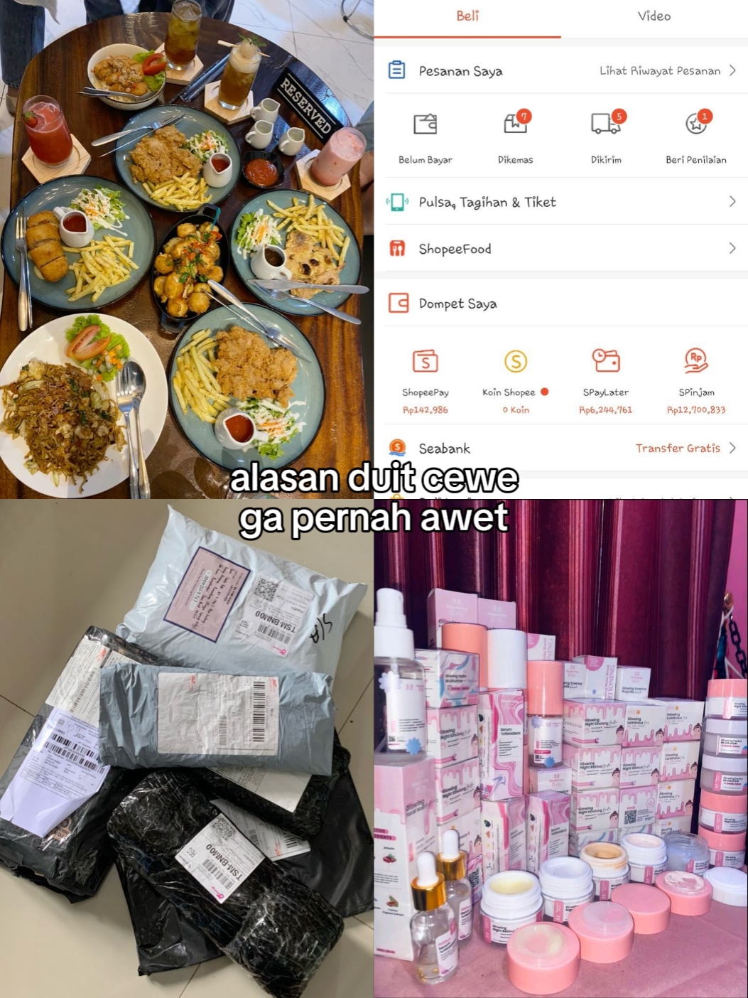alasan duit cewe ga 