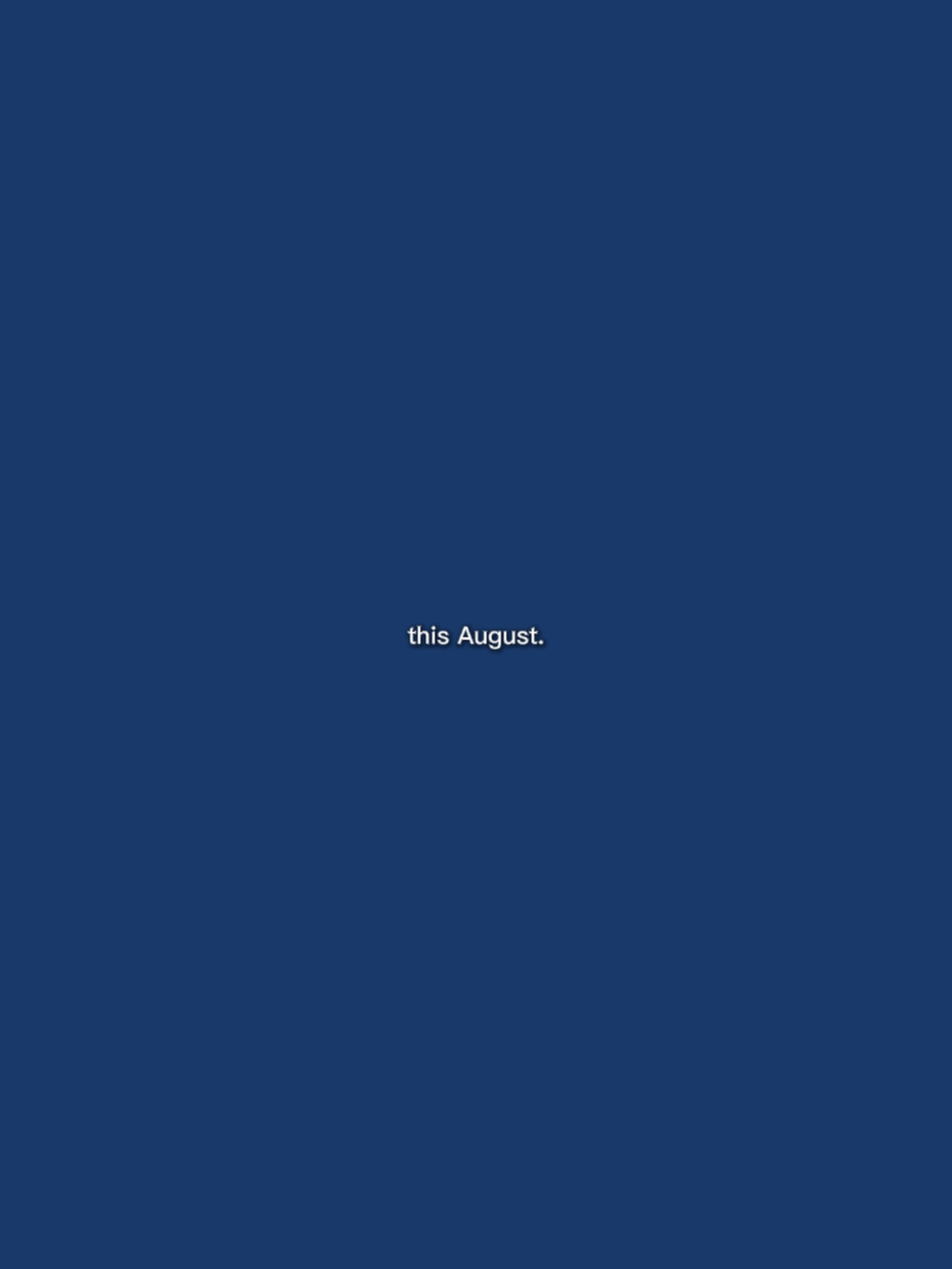 this August 