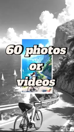 60 photos or videos