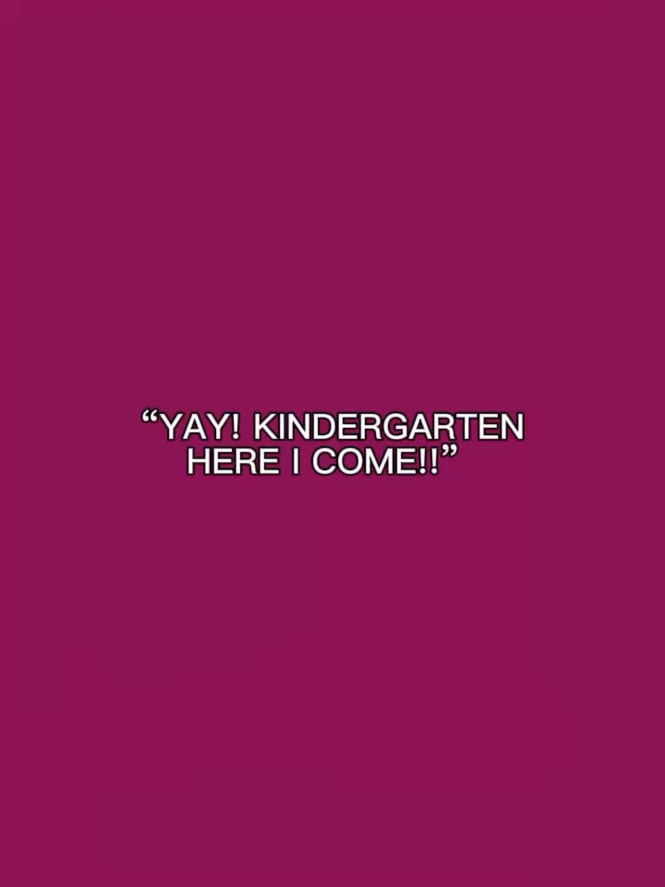 Kindergarten 