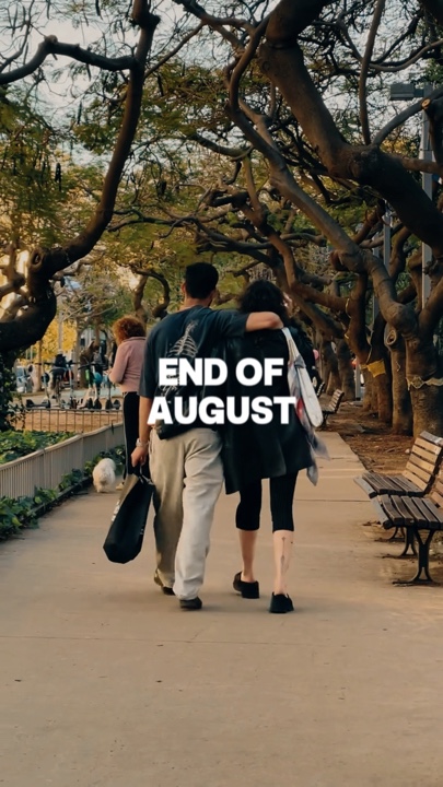 End of August 