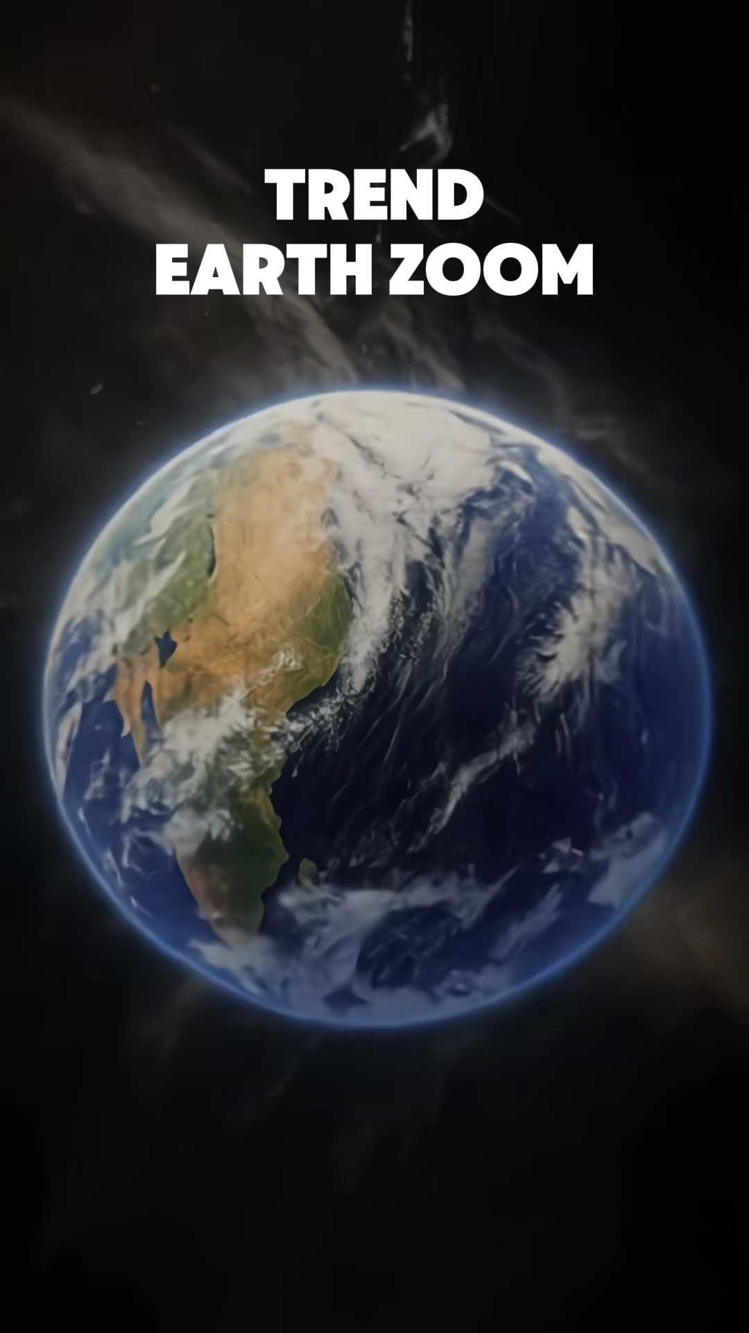 Zoom tendance de la Terre