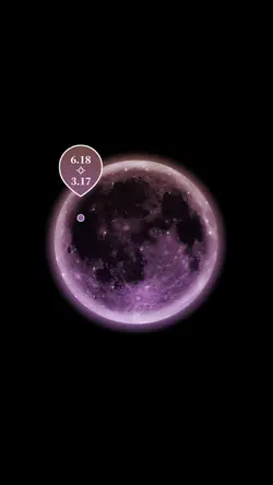 バースデーカラームーン2人用