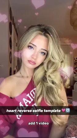heart reverse selfie