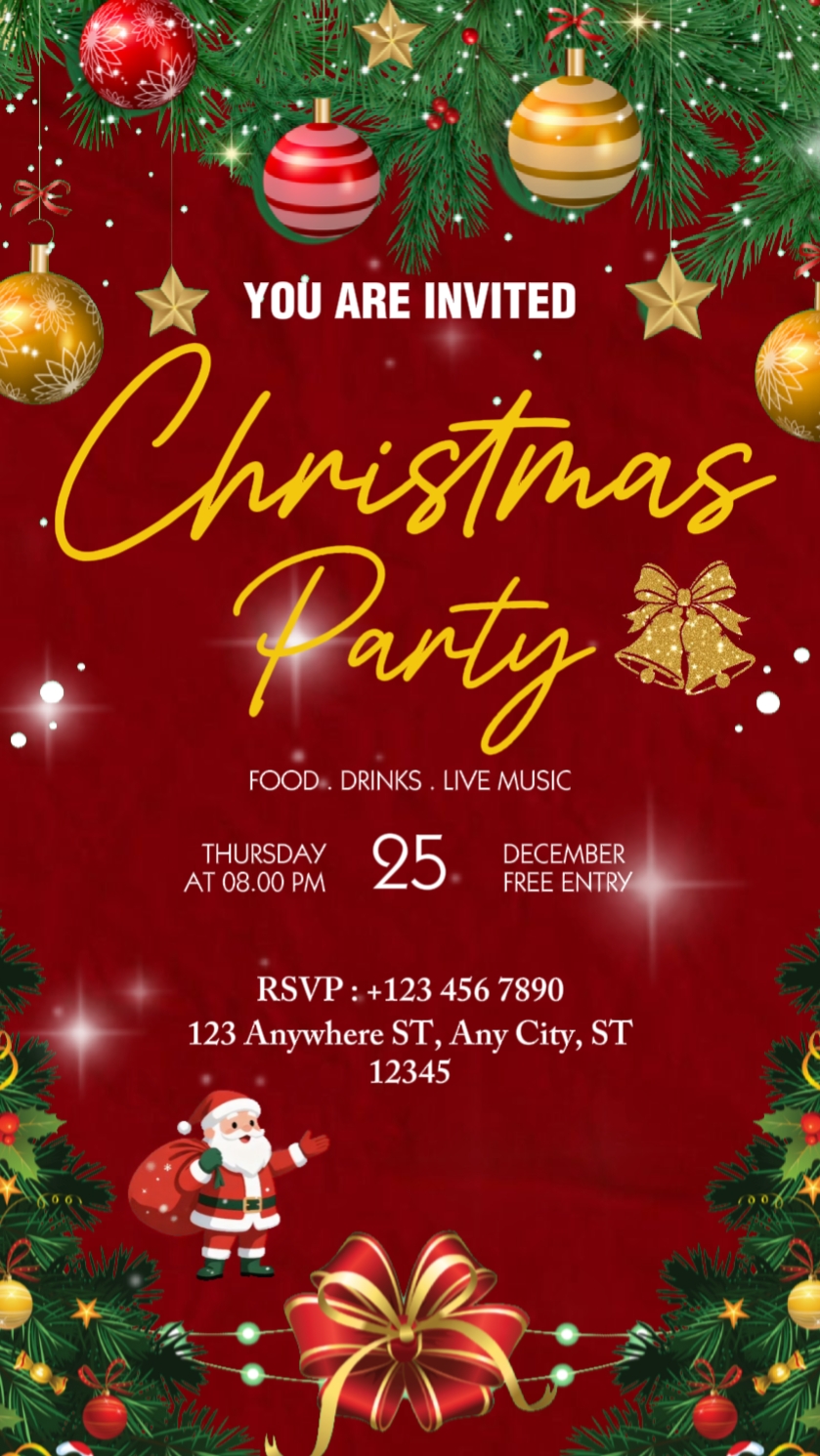 INVITACIÓN DE NAVIDAD
