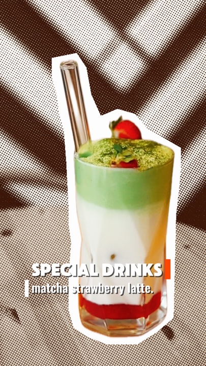 Latte matcha 