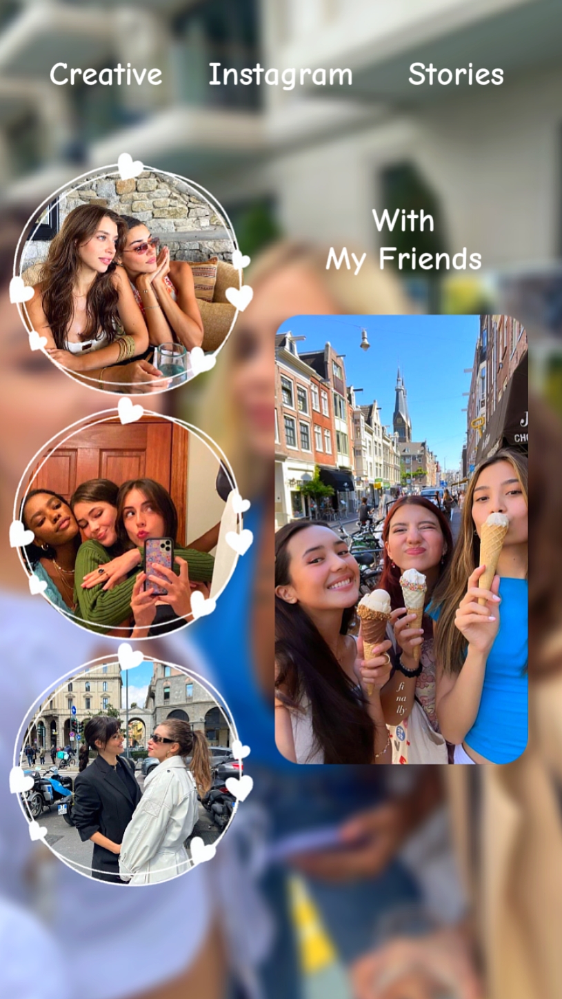 Con mis amigos