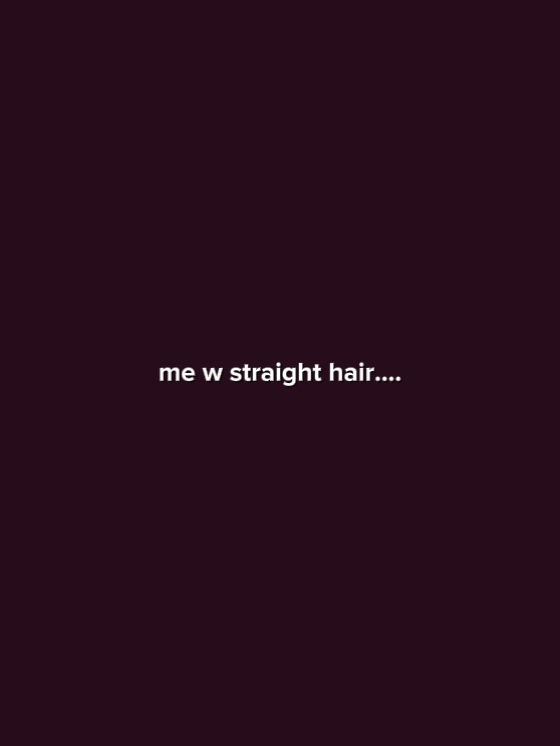 Eu Com Cabelo Liso