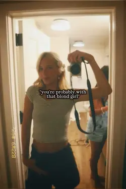 my blond girl 🤍