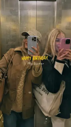 Birthday sister
