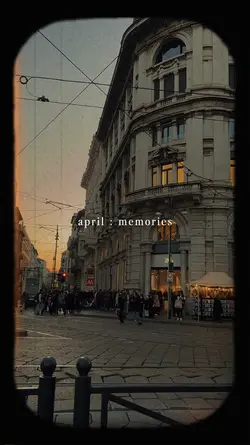 april : memories