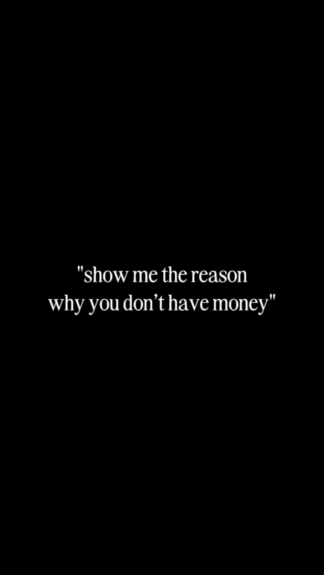 don't have money 