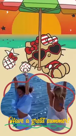 日焼けキティ⛱️1clip