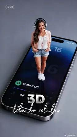 TELA CELULAR 3D 