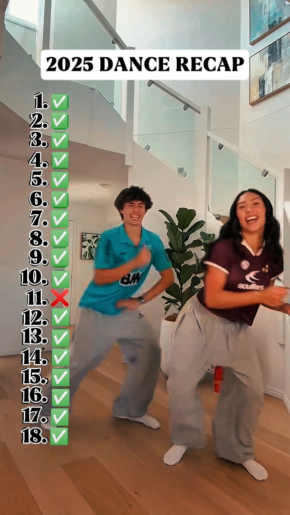 Récapitulatif de la danse 2025