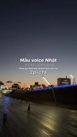 Mẫu voice Nhật