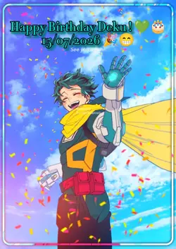 Happy Birthday Deku