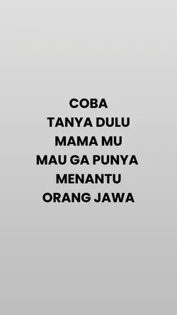 menantu orang jawa