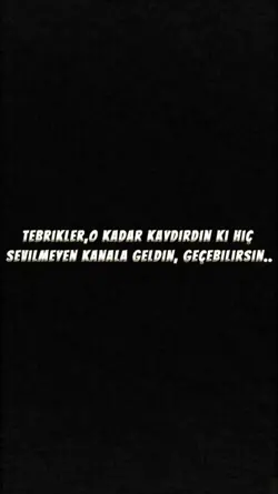 Tebrikler tatlım