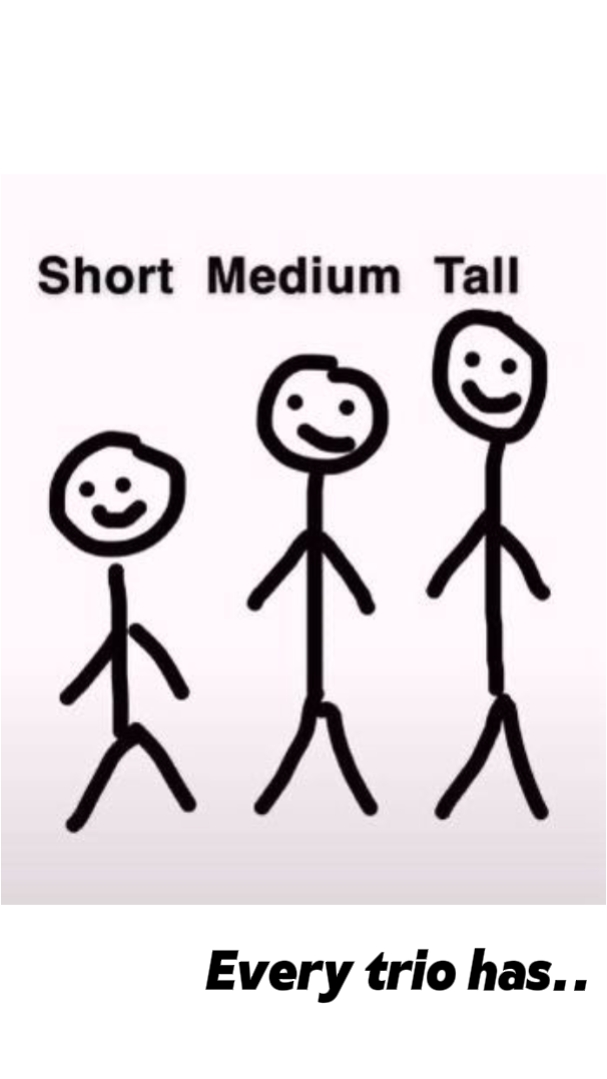 Todo trio tem...