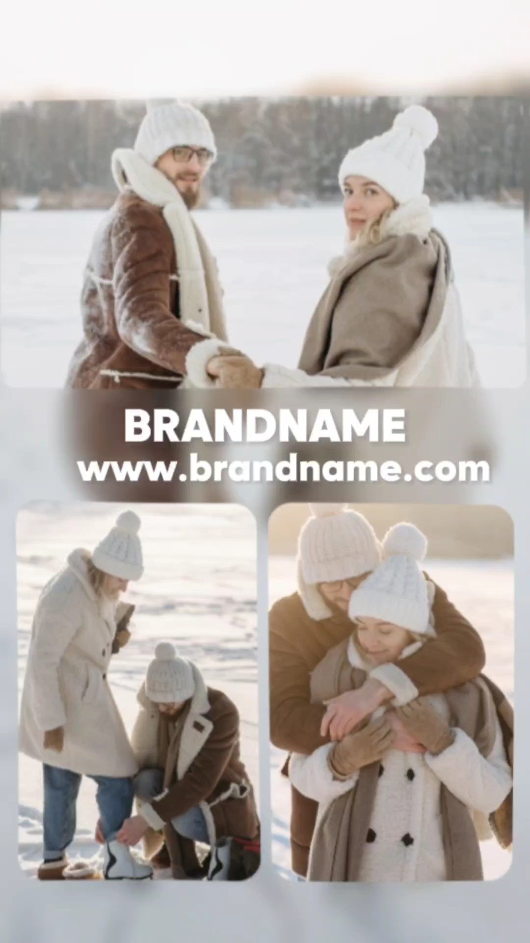 Publicidad De Moda De Invierno Para El Estilo TikTok 