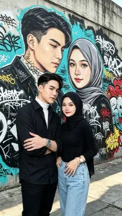 Graffiti couple 