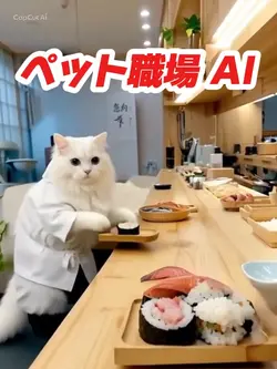 ペット職場 AI 寿司屋