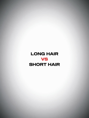 Langes vs. kurzes Haar