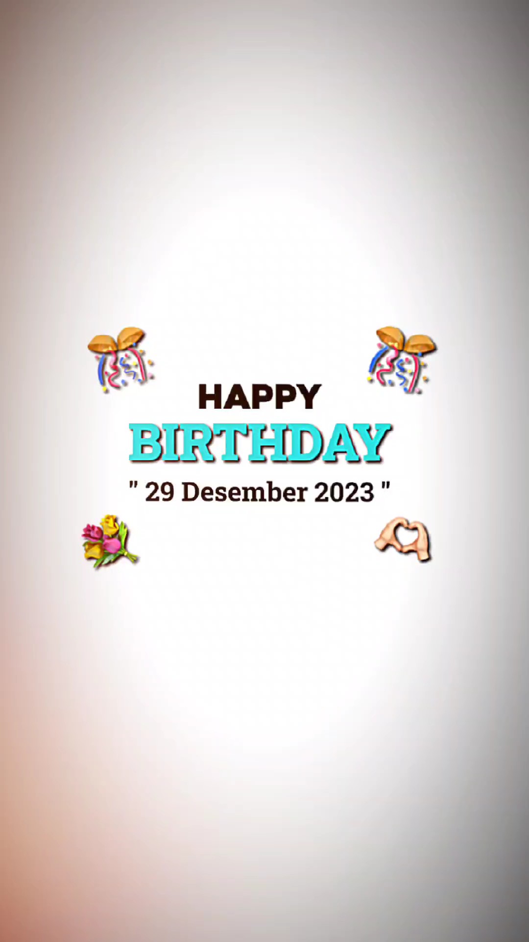 hbd 29 desember 2023