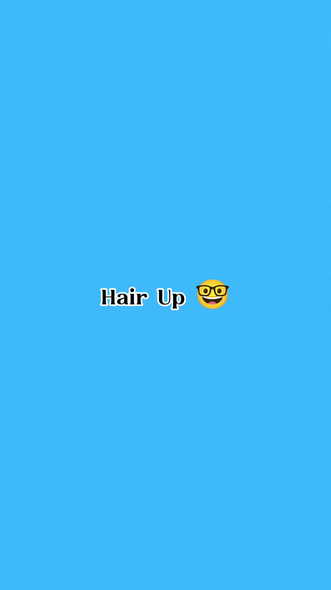 cheveux relevés