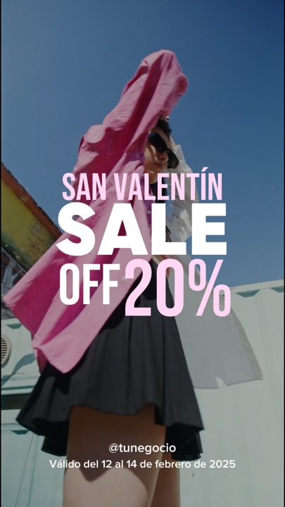 Venta del día de San Valentín