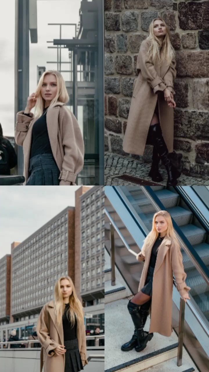 Collection d'hiver Vêtements Affichage des produits Style TikTok
